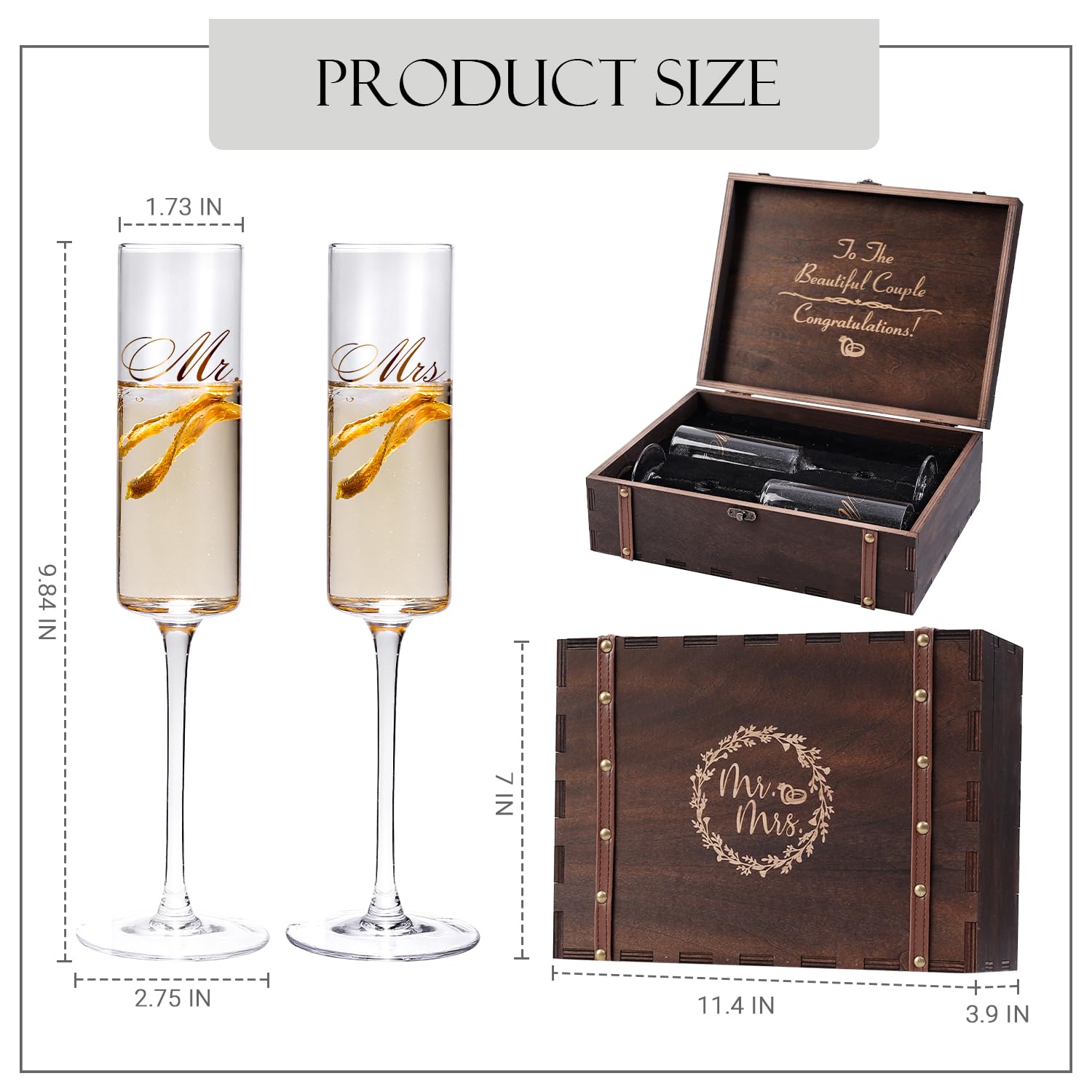 Cyrelwing gift-ready packaging enhances presentation of the gift.