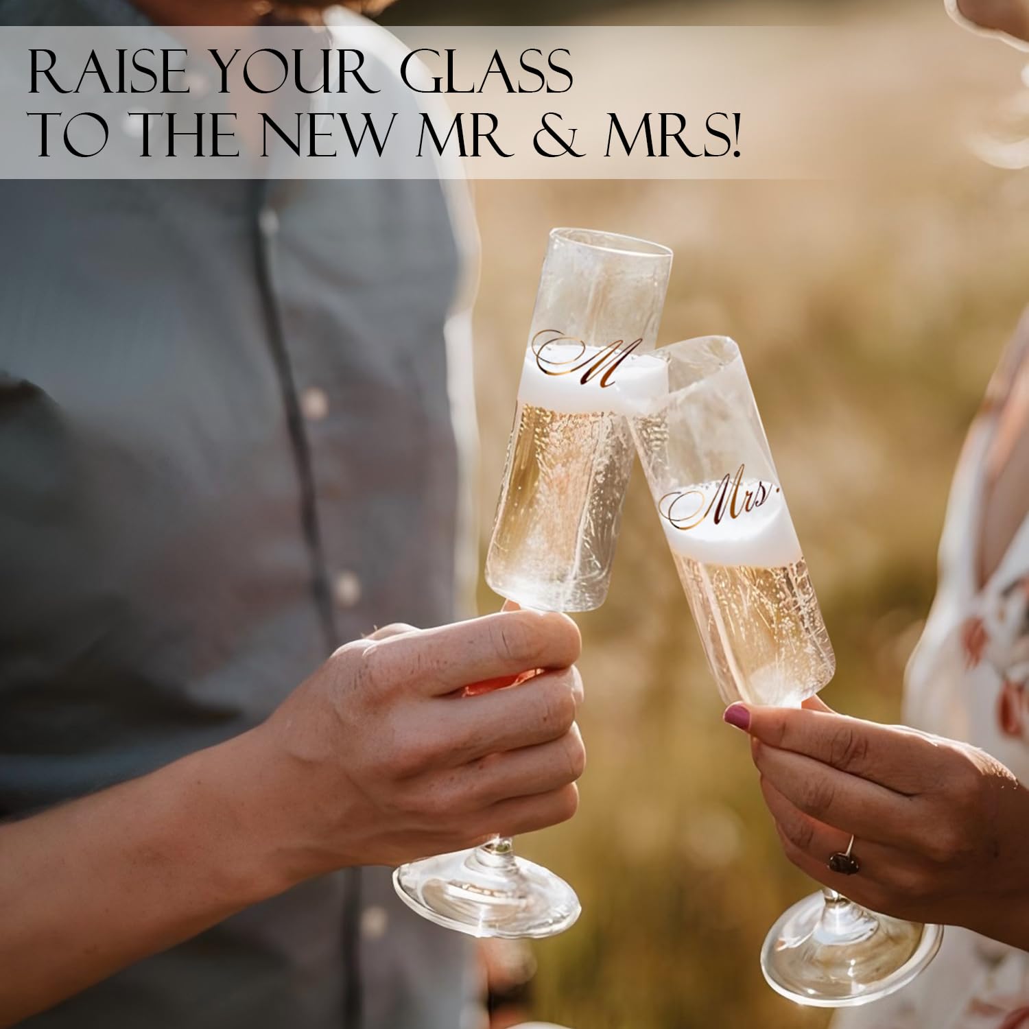 Cyrelwing wedding toasting setup captures toasts and photos beautifully.