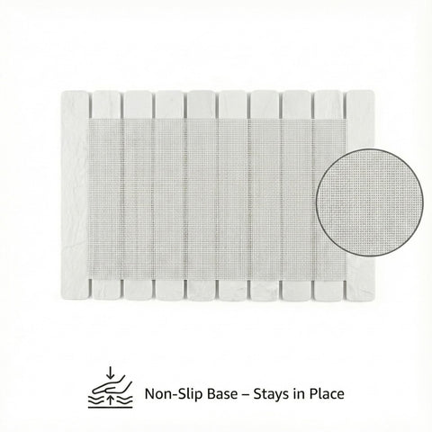 CYROXIS Stone Drying Mat mineral-blend design enhances modern kitchen decor.