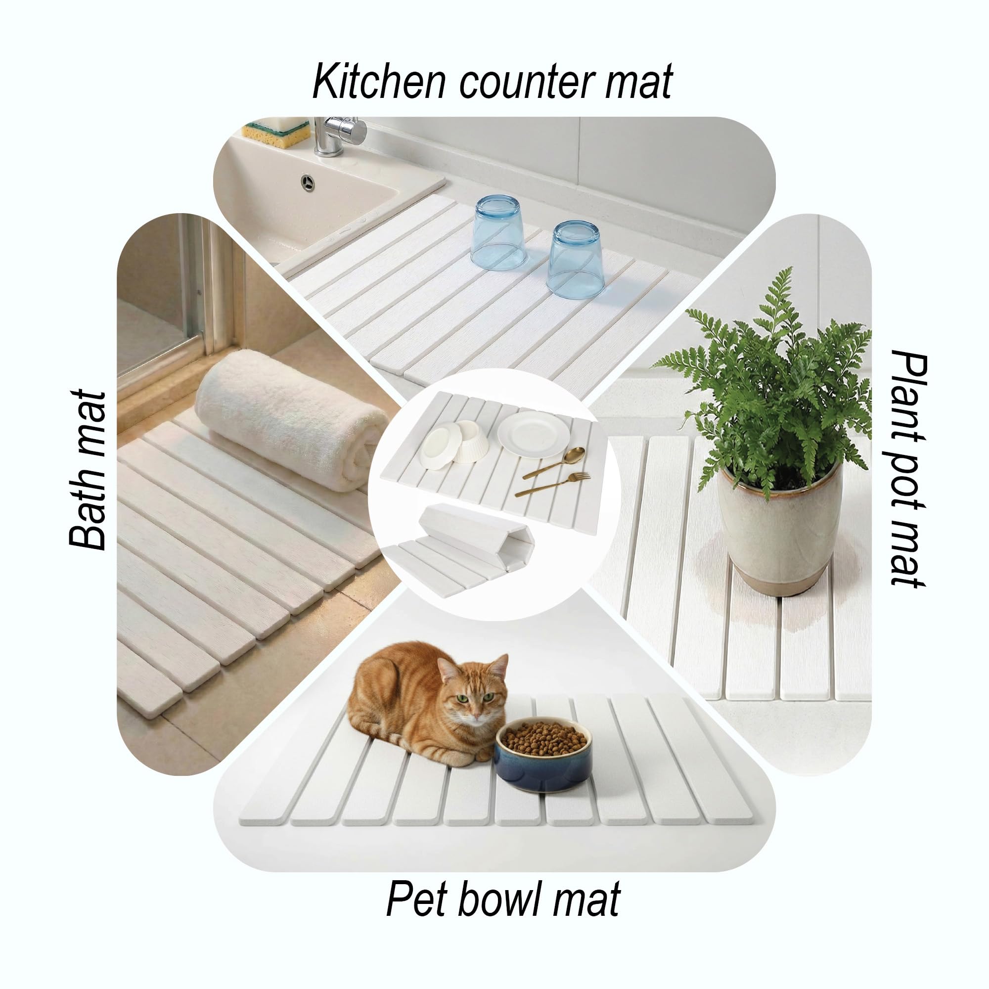 CYROXIS Stone Drying Mat offers a sustainable alternative to towels.
