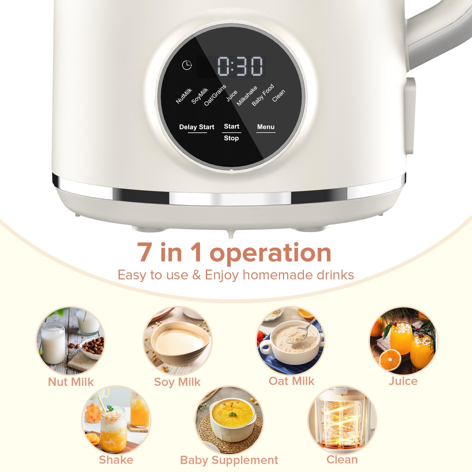 Czlife N7 keeps milk warm for up to six hours for convenient sipping