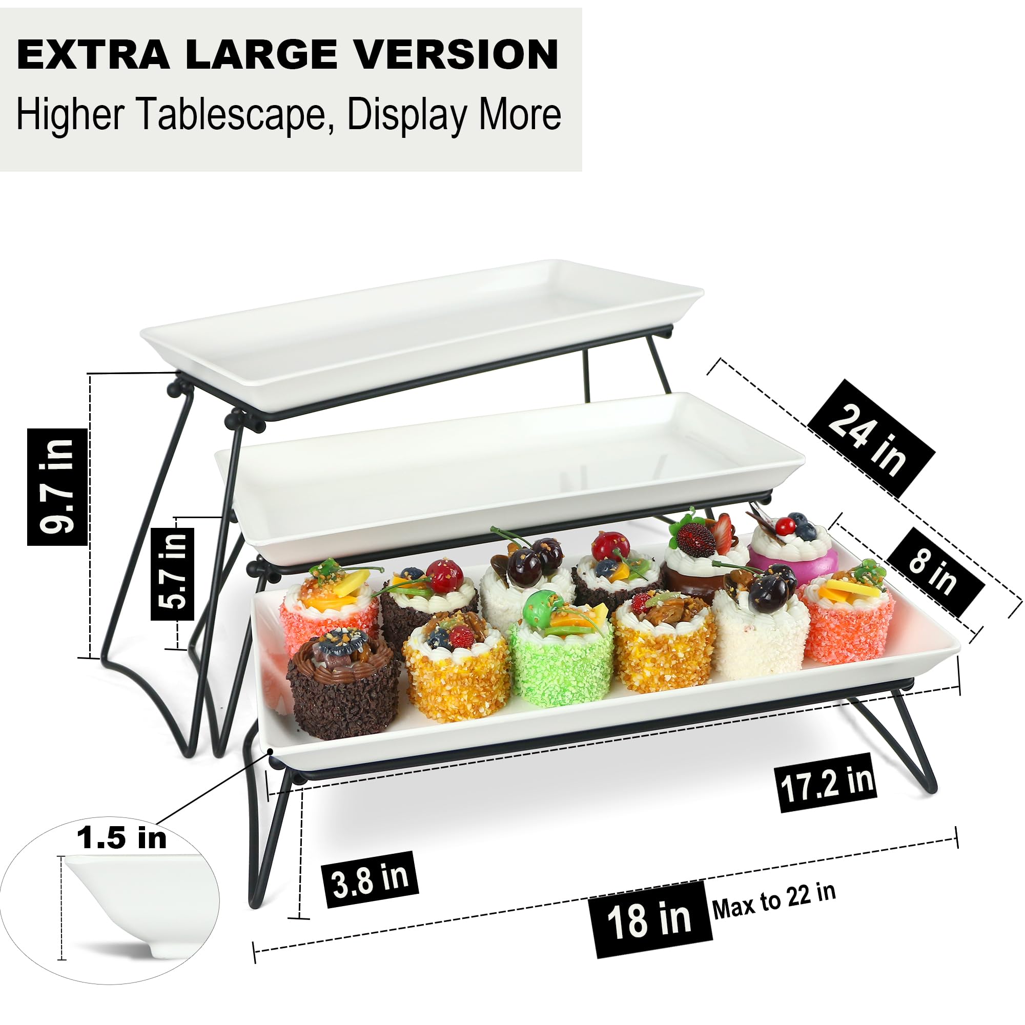 Czlizdyt collapsible legs dish rack stores flat when not in use.