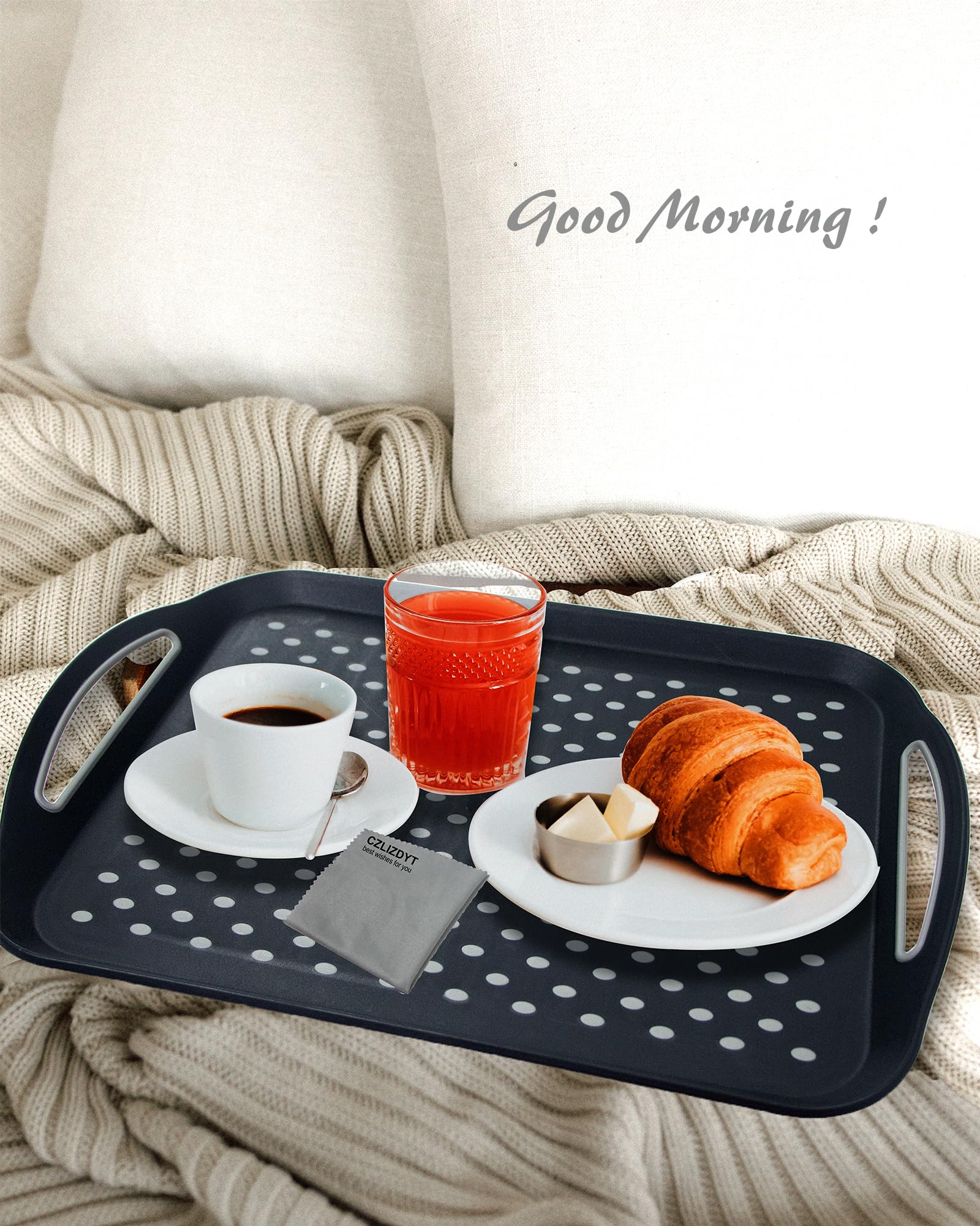 Czlizdyt versatile trays are great for guests, seniors, and pets