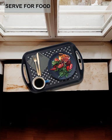Czlizdyt rectangular bed tray for eating, snacks, and beverages
