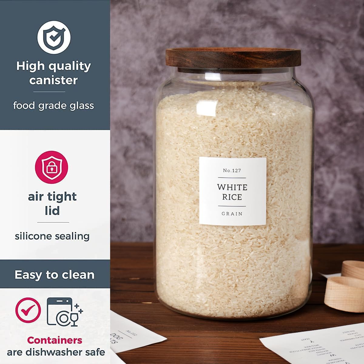 CZSZYGHBAO jar ready for dishwasher or microwave once the lid is removed for safe use.