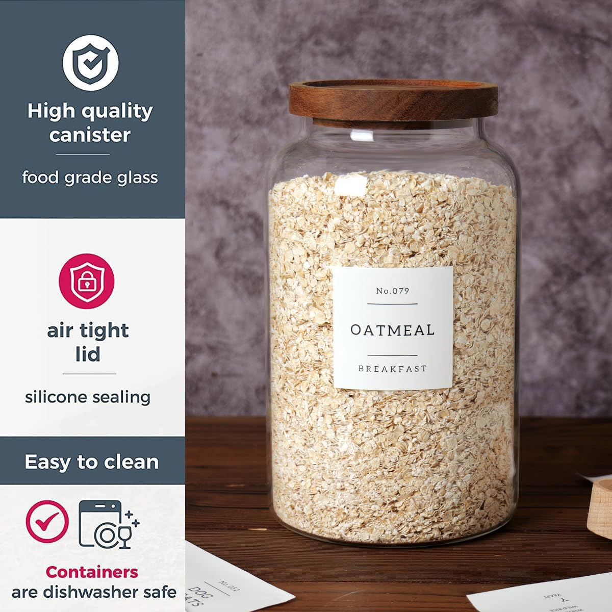 CZSZYGHBAO jars are dishwasher-safe; remove lid before cleaning