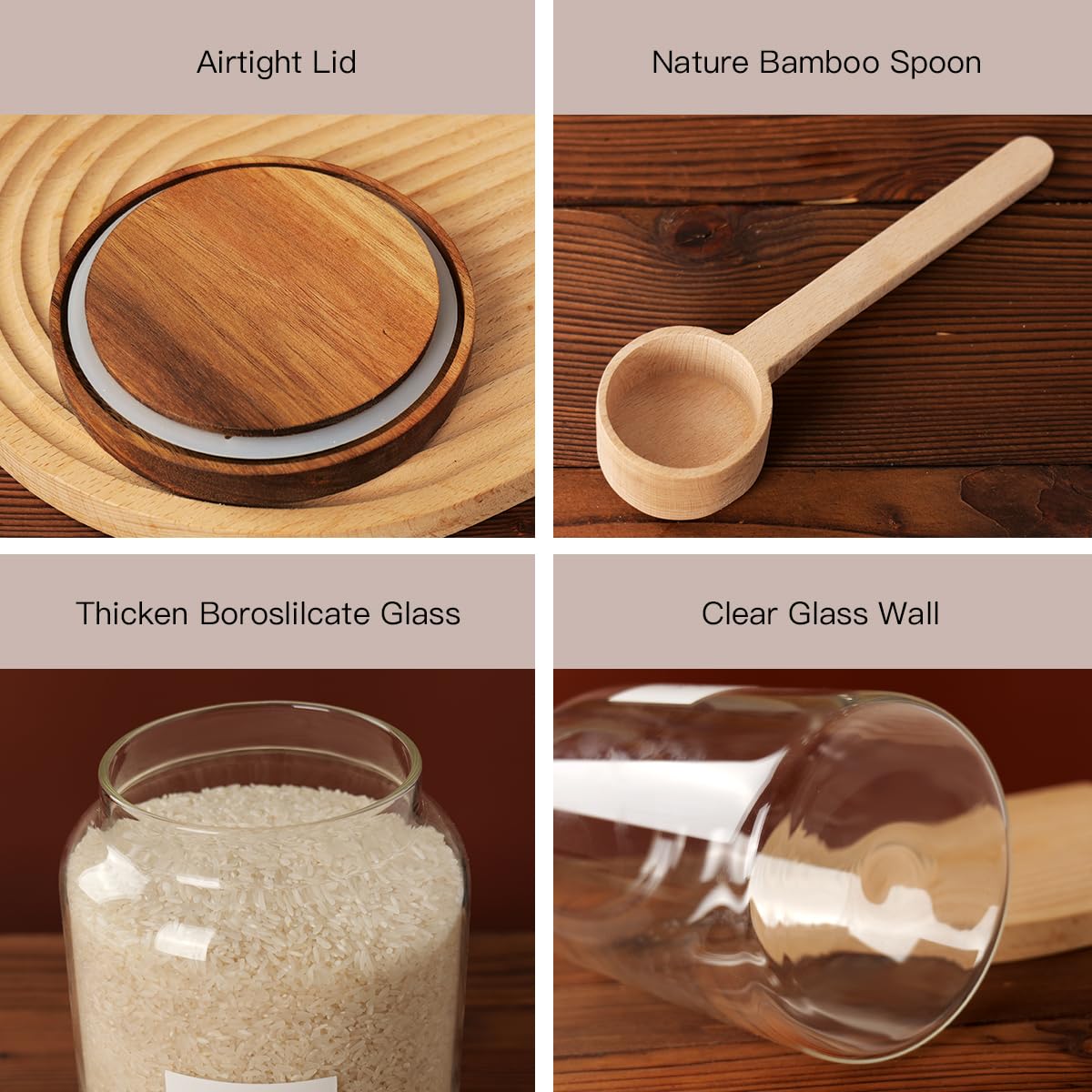 CZSZYGHBAO label paper and spoon set for organized ingredient tracking.