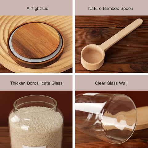 CZSZYGHBAO label paper and spoon set for organized ingredient tracking.