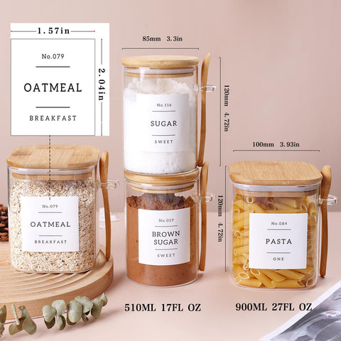 CZSZYGHBAO 132 label sheets to label jars and contents