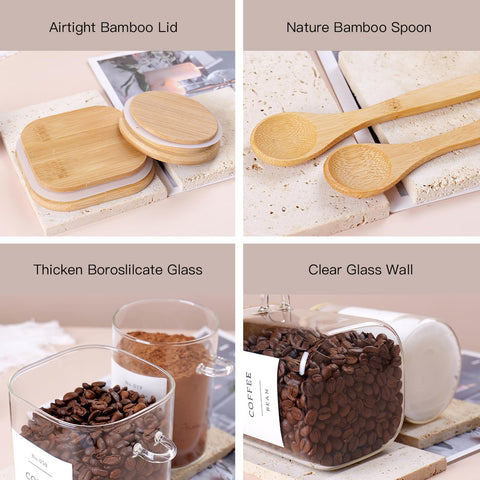 CZSZYGHBAO pantry organization idea with glass jars on display