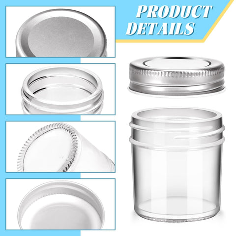 CZWESTC 2 oz mason jars are dishwasher-safe for easy cleanup