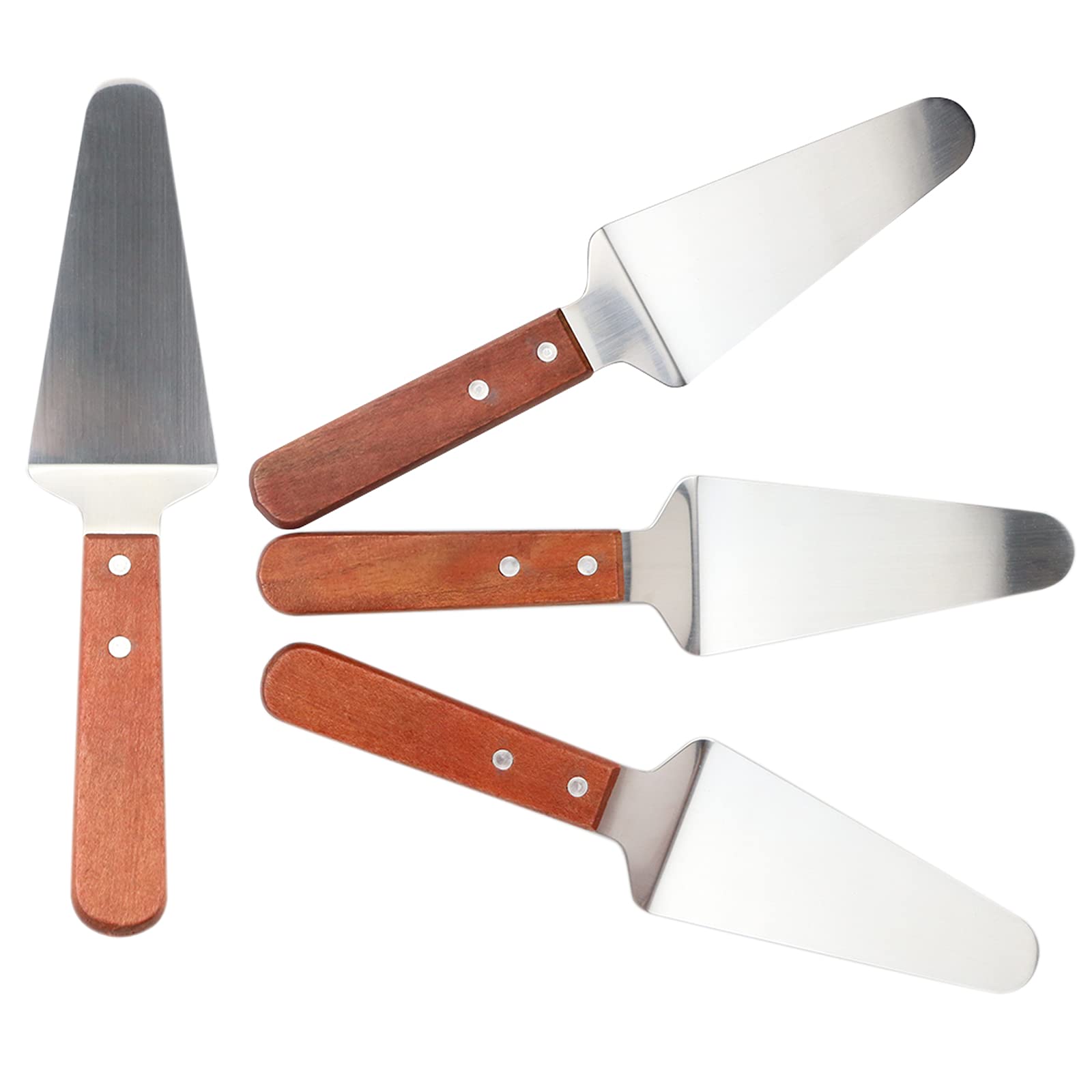 This four-piece set combines durability with a mirror finish for everyday use