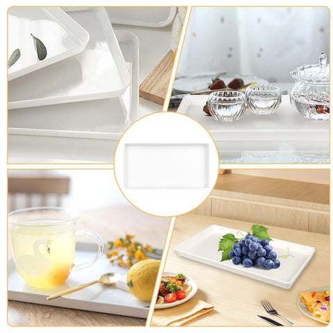 CZWESTC stackable tray on kitchen countertop saves cabinet space.