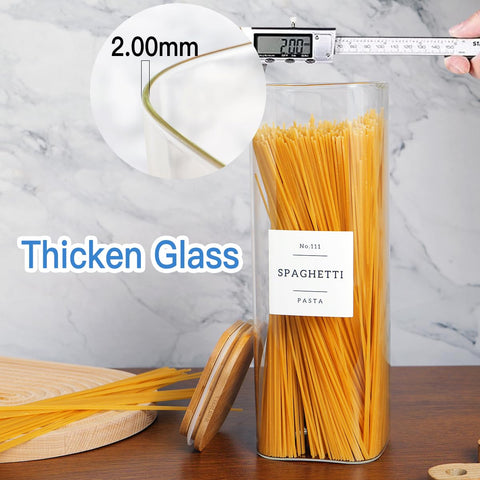 CZZGSM dishwasher-safe glass jars simplify cleanup after cooking or baking