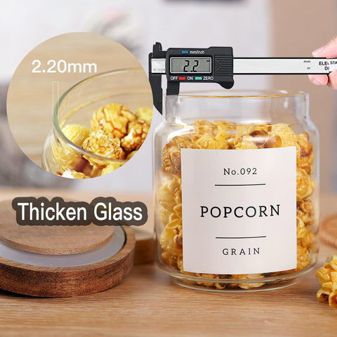 CZZGSM jars ideal for tea, sugar, spices, herbs, and more.