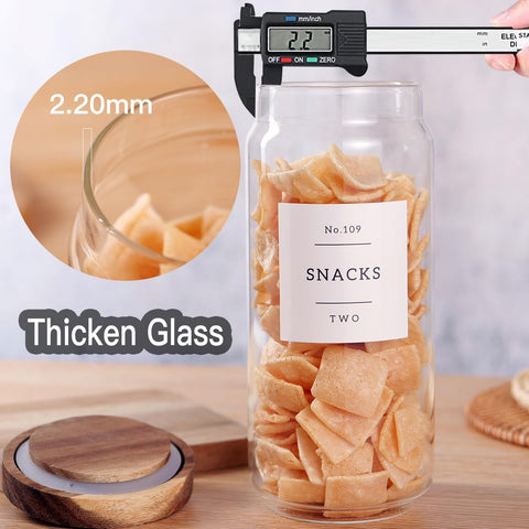 CZZGSM multipurpose glass jars ideal for tea, sugar, flour and spices.