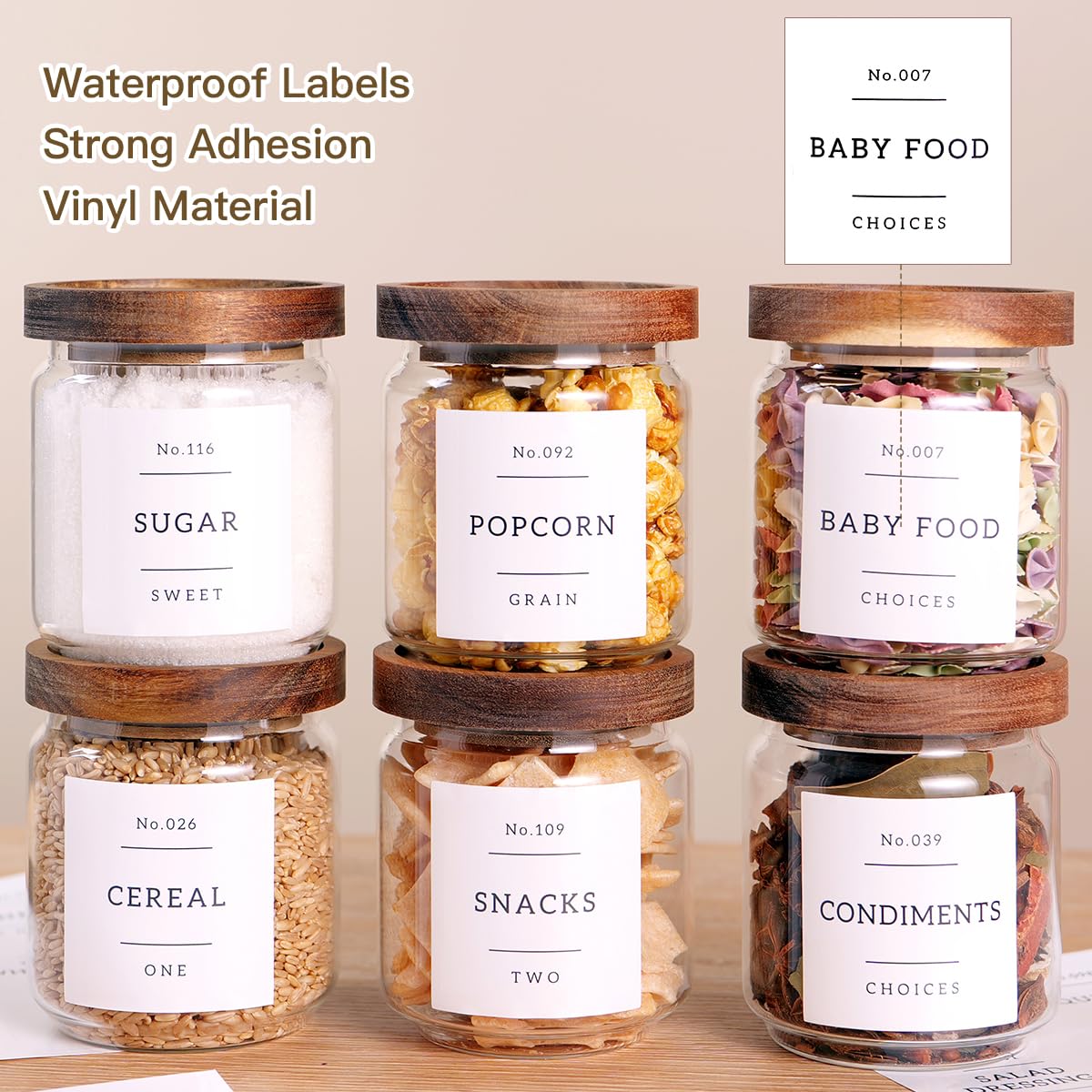 CZZGSM thick borosilicate glass for durable, long-lasting storage.