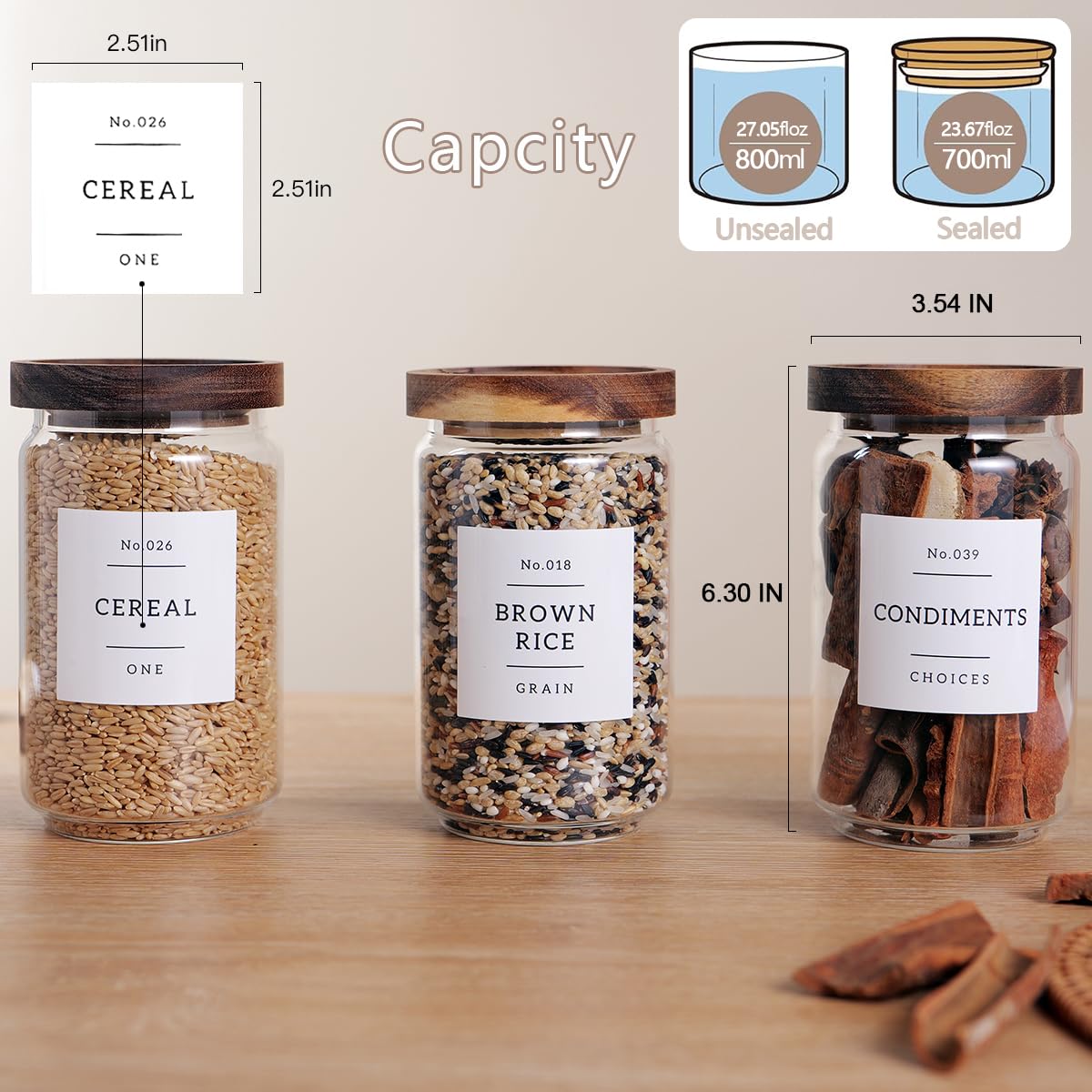 CZZGSM waterproof labels ready for durable kitchen organization