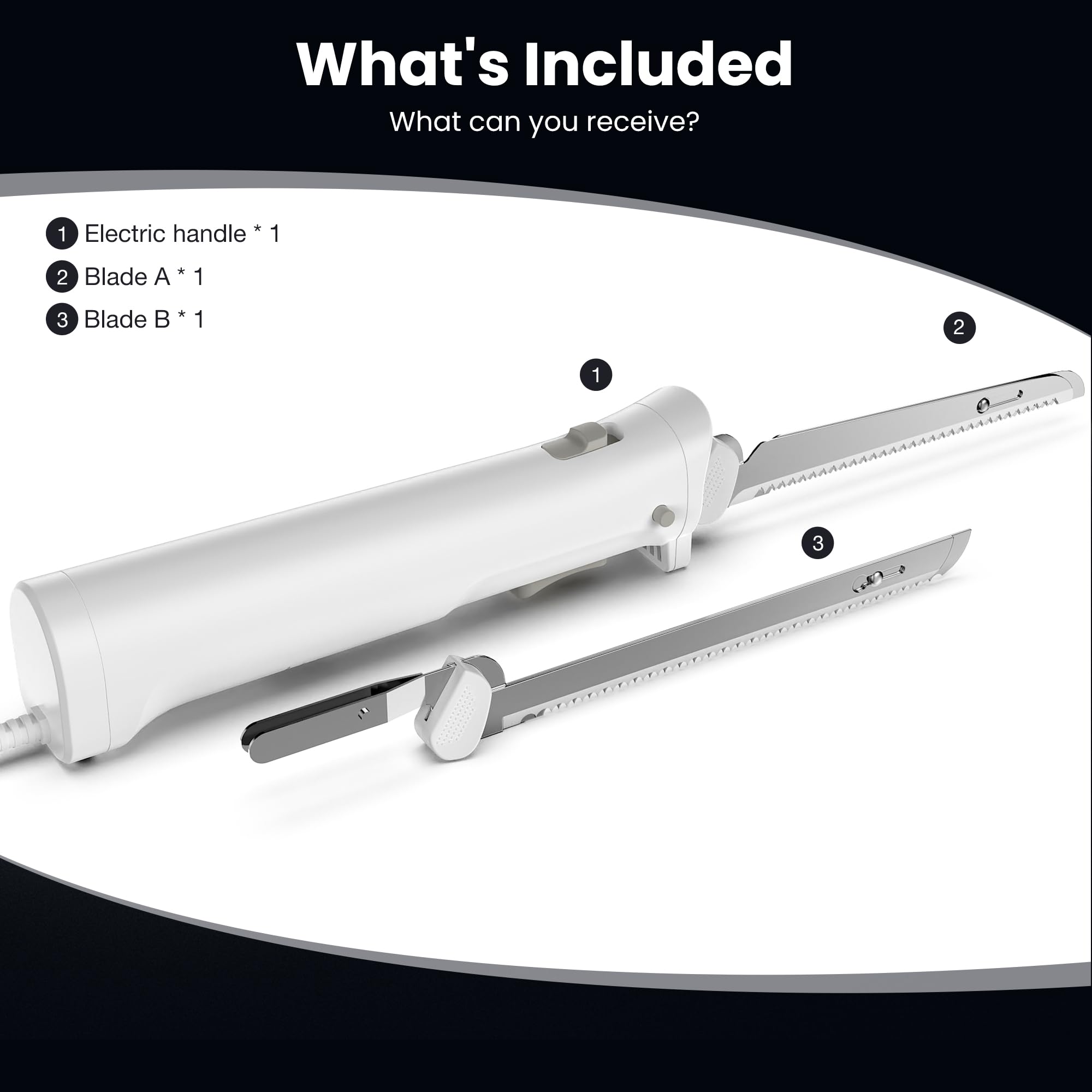 D DUSSAL cleaning-friendly design with removable blades for easy maintenance