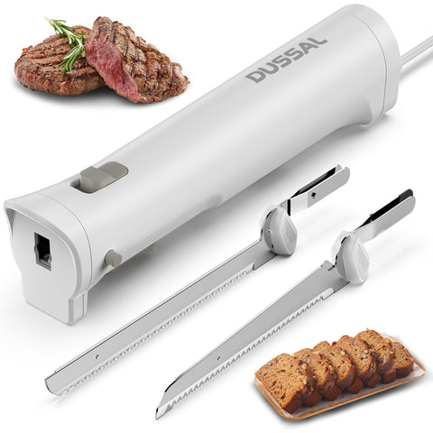 D DUSSAL electric knife with ergonomic handle for comfortable slicing tasks