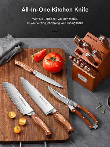 Precise action with D.Perlla paring knife for peeling and trimming.