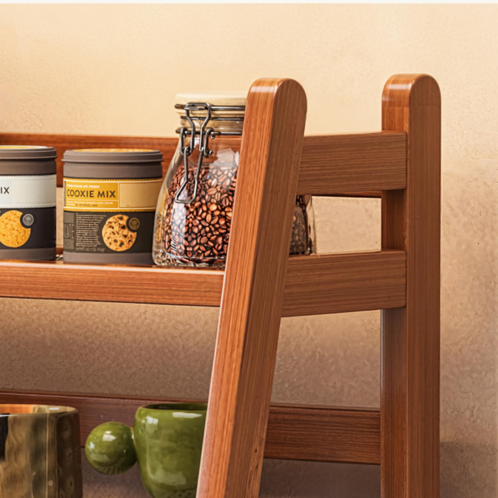 D-werack textured rattan finish adds rustic warmth to the setup.