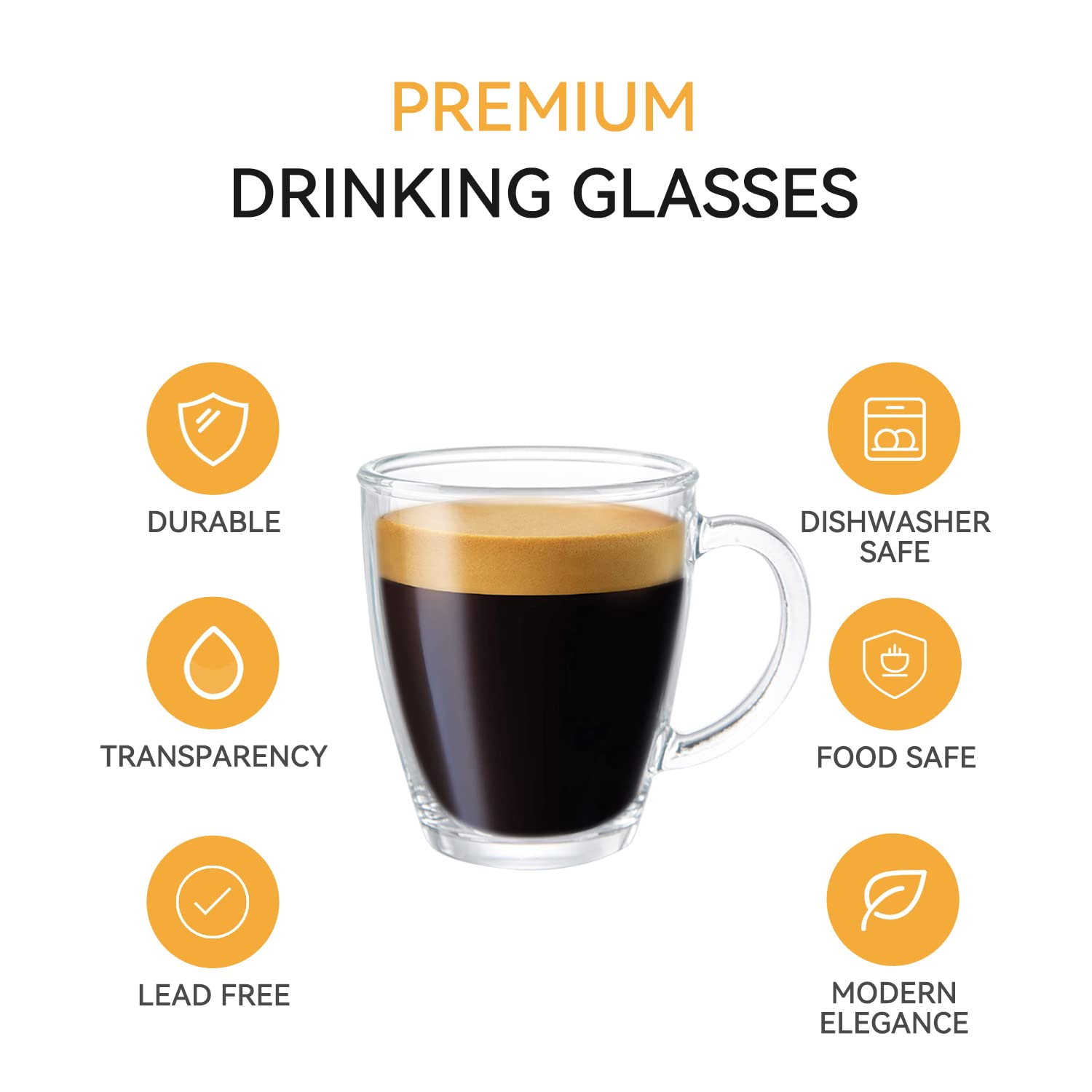 D.M DESIGN·MASTER mug with a comfortable handle for easy lifting of hot beverages