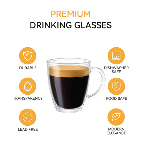 D.M DESIGN·MASTER mug with a comfortable handle for easy lifting of hot beverages
