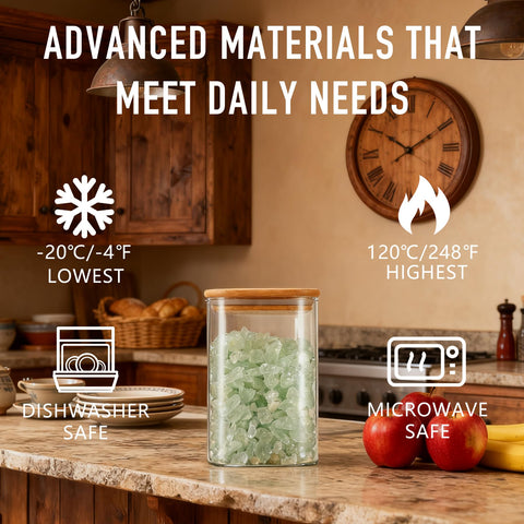 Airtight seal helps keep pantry staples fresh and fragrant