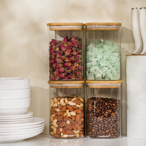 Reusable BPA-free storage for dry goods and treats