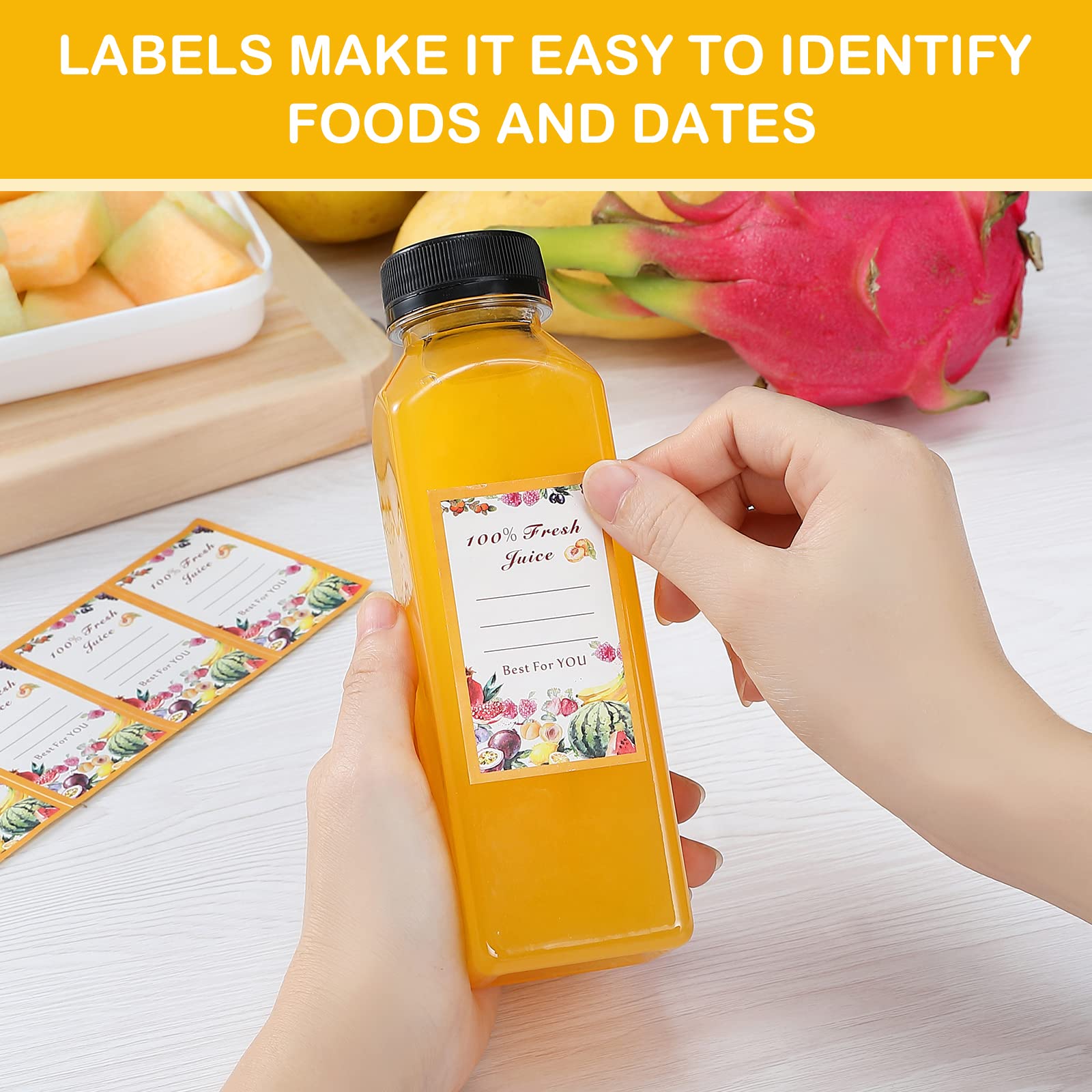 Dabacc leakproof tamper-proof lids keep contents fresh during transit