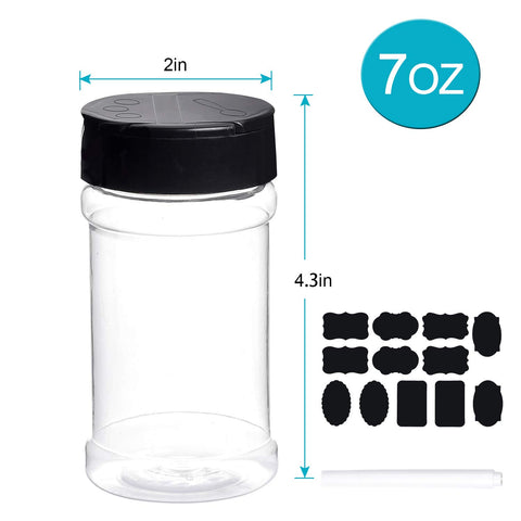 Dabacc 20-pack spice jars for organized pantry drawers