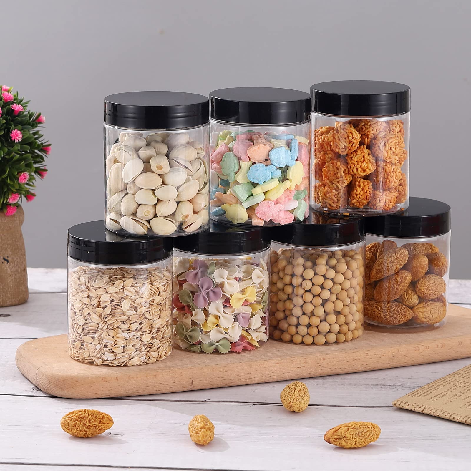 Dabacc wide-mouth jar for easy filling and refilling.
