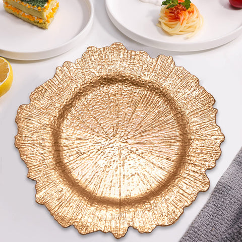 DaCakeWS Gold Reef charger plate care instructions keep quality over time
