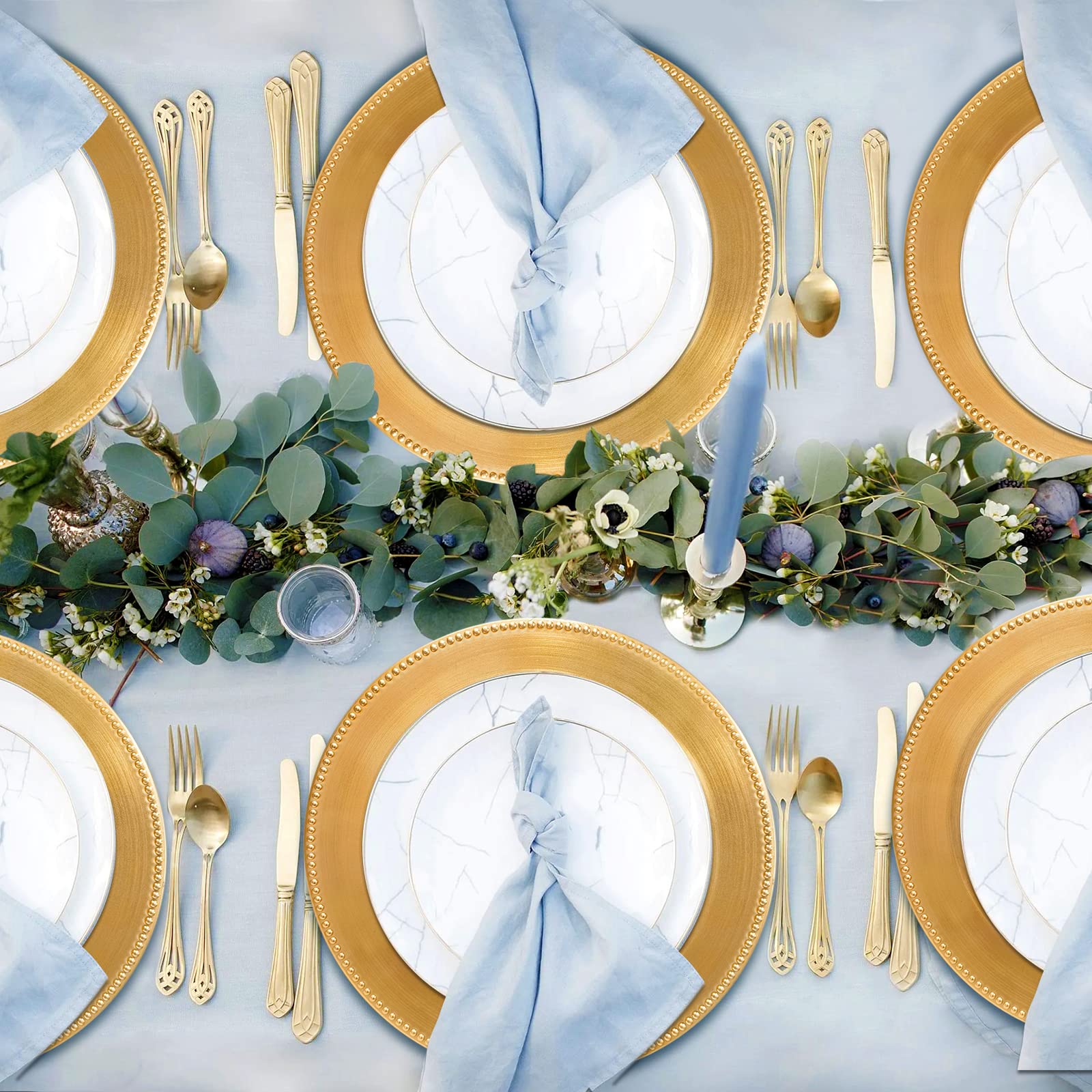 DaCakeWS detailed coral reef pattern enhances formal table layout