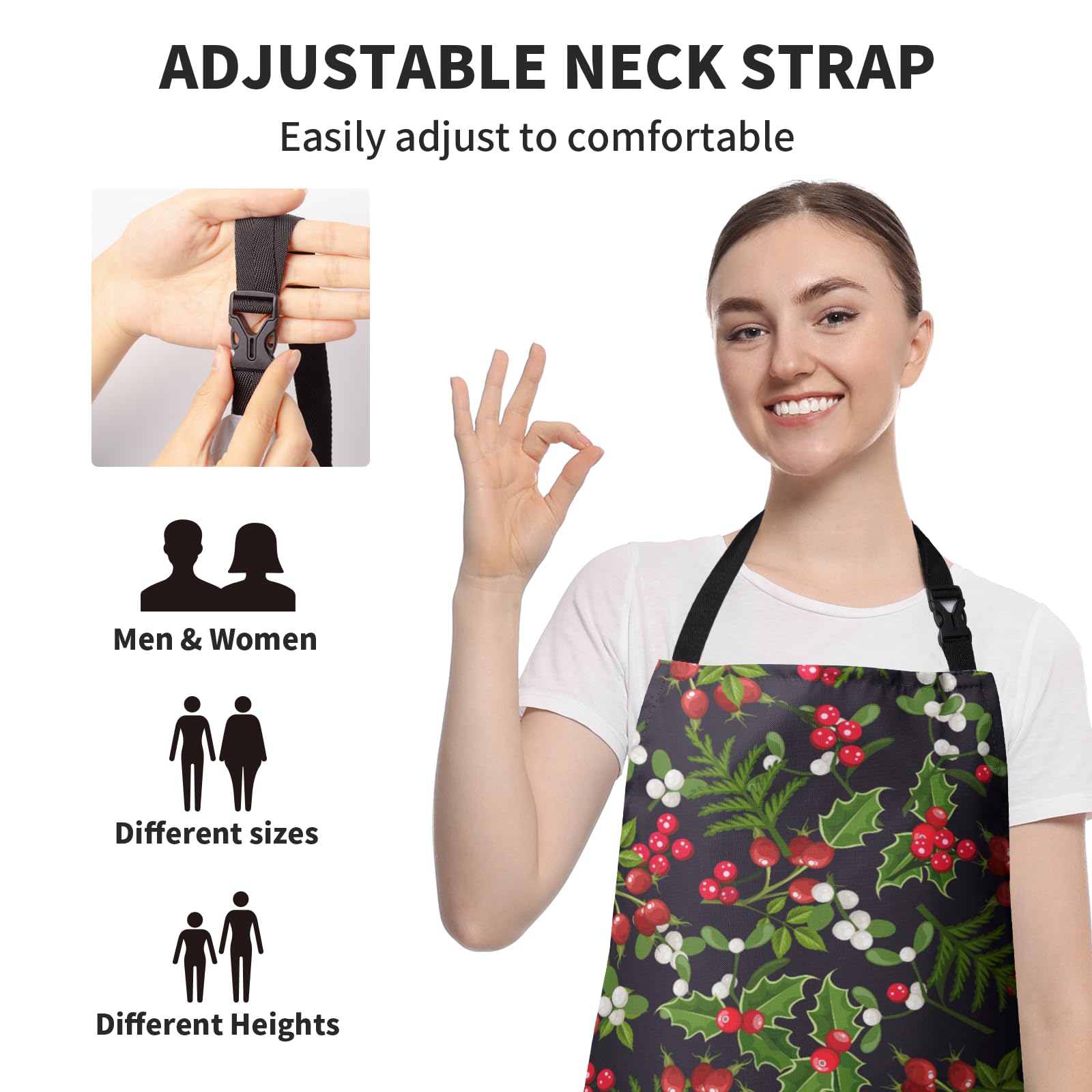 Dacawin Christmas apron a gift-ready package for bakers and grill lovers.