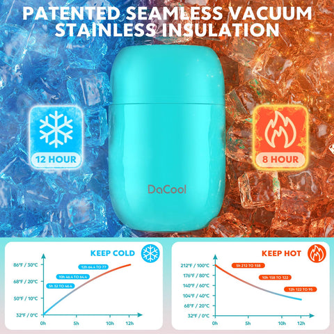 DaCool included spoon for convenient, mess-free eating.