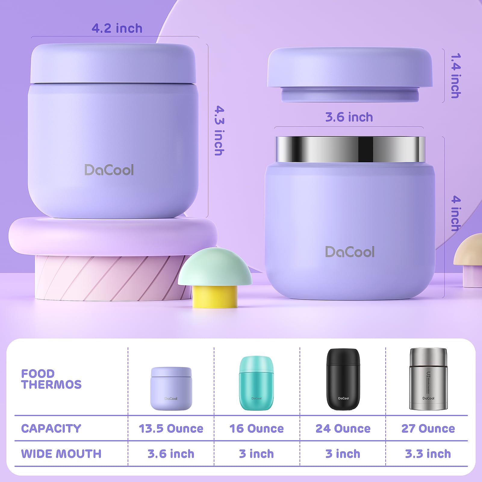 DaCool Kids Thermo is dishwasher safe for quick, hands-free cleanup
