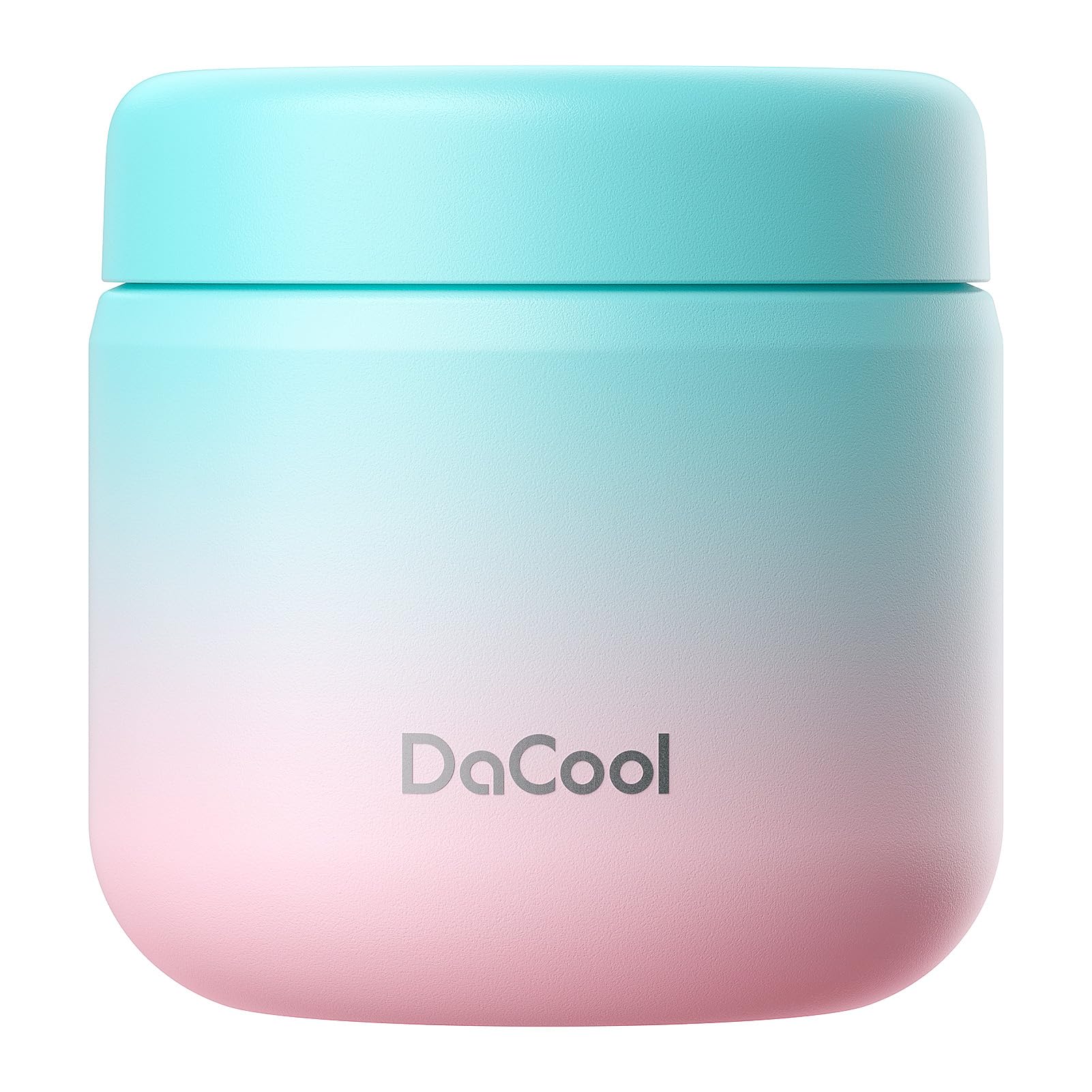 DaCool Kids Thermo front view, compact lunch jar for school.