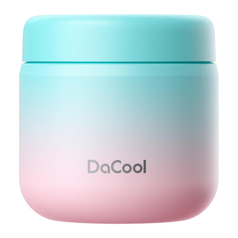 DaCool Kids Thermo front view, compact lunch jar for school.