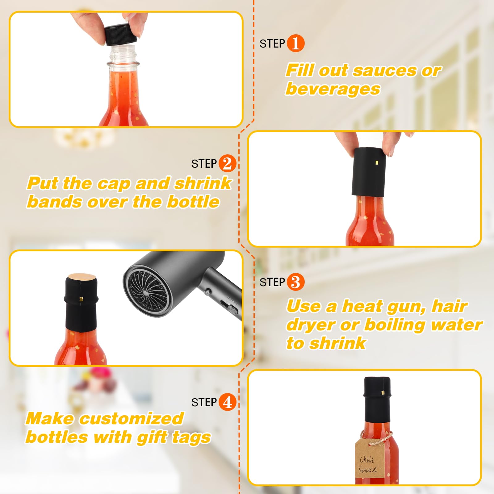 DADILL bottle brush for easy inside cleaning between uses.