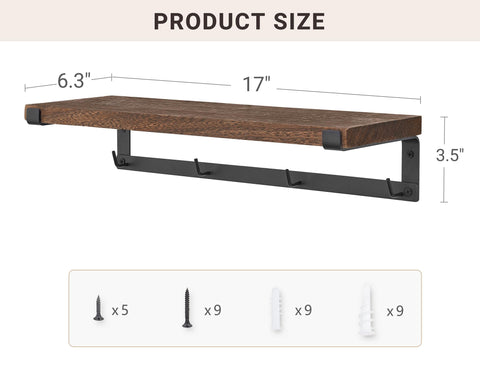 Dahey coffee bar decor adds storage and warm style to dining area.