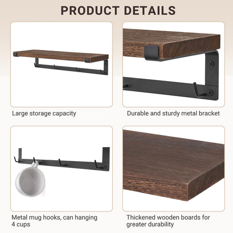 Dahey kitchen rack for spices and cans with tool hooks.