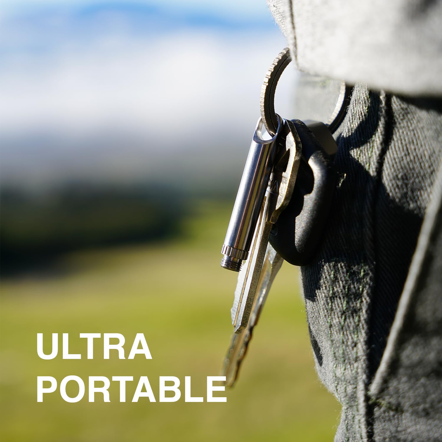 DAILYCARRYCO TiPick in use demonstrates a reusable solution while traveling.