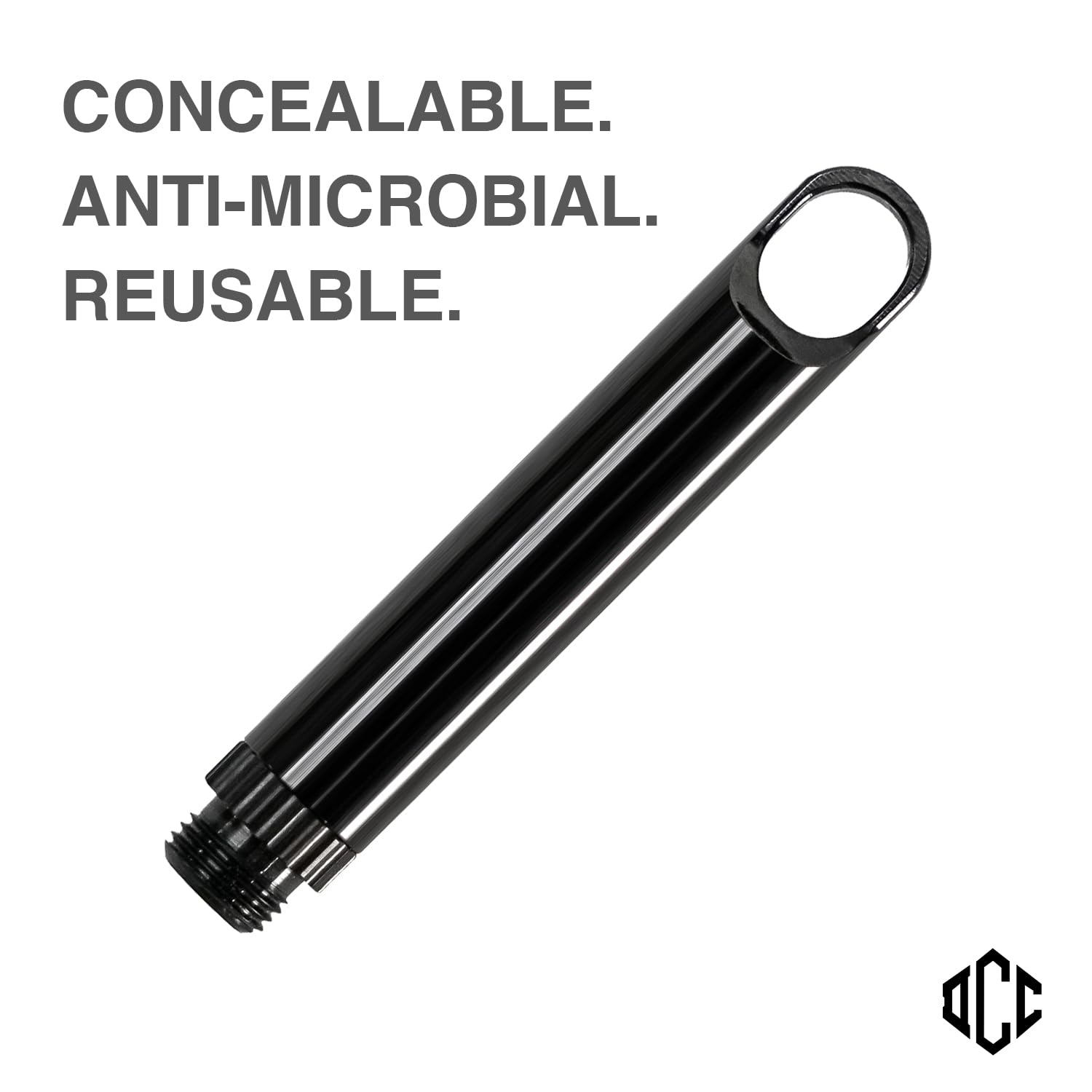 DAILYCARRYCO TiPick close-up reveals titanium texture and lasting durability.