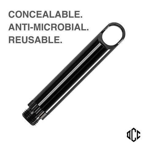 DAILYCARRYCO TiPick close-up reveals titanium texture and lasting durability.