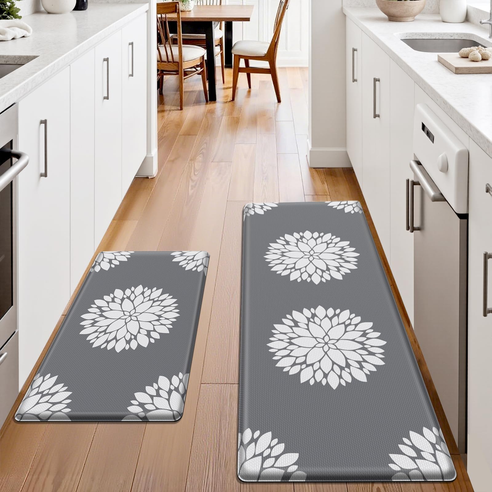 DailyCuddles anti-slip bottom keeps the grey mat securely in place