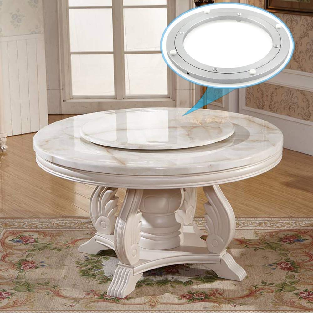 Dailydanny dining setup with lazy susan enhances serving efficiency.