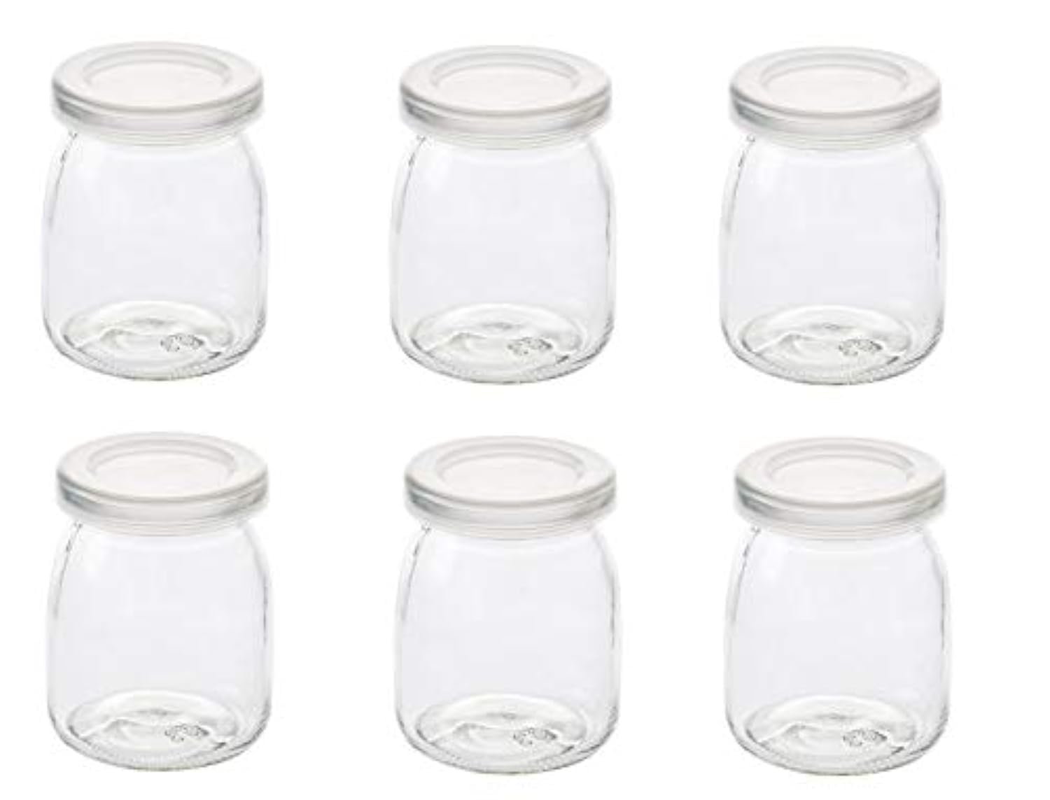 Dailydanny yogurt pudding jar 7oz, clear glass ideal for puddings and portions