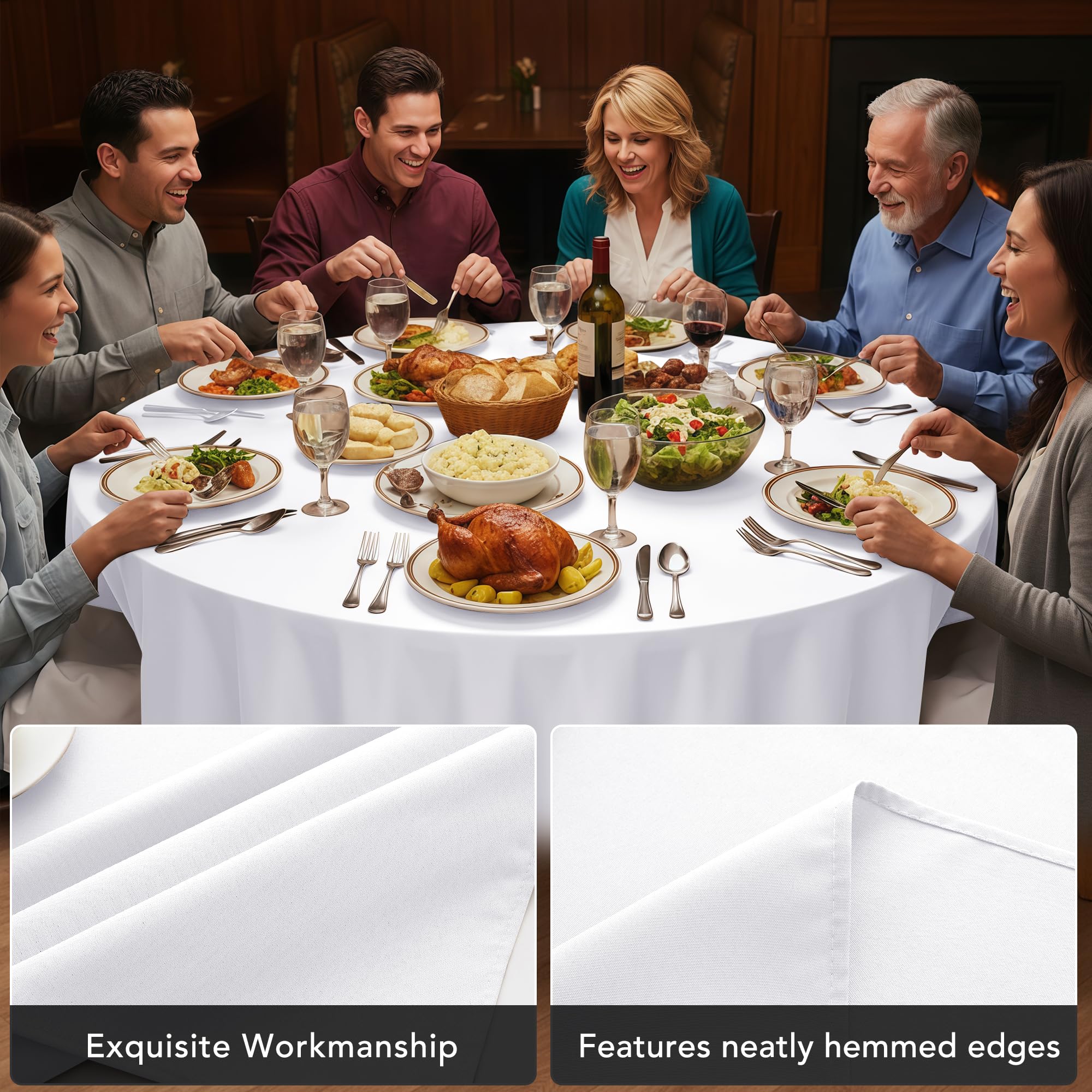 Dailyset fabric detail highlights stain-resistant material for events